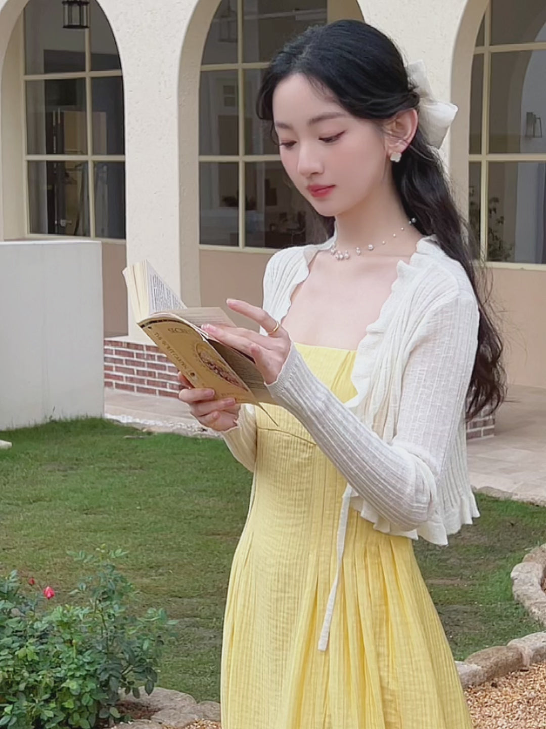 Sunny Yellow Spaghetti Strap Midi Dress - Masion Chérie 